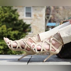 Sam Edelman | Creamy Gladiator Sandals with heels